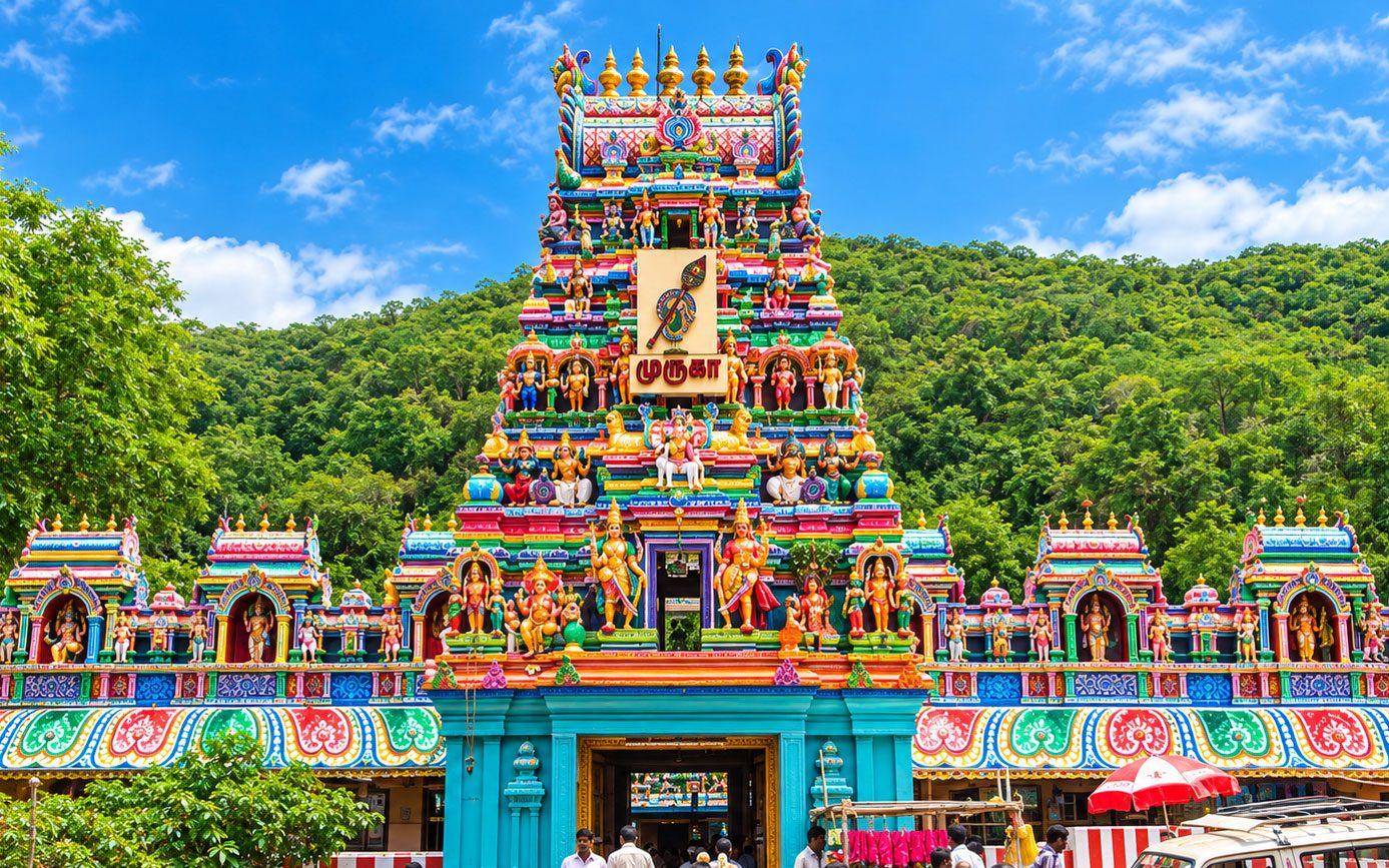 Pazhamudircholai Murugan temple
